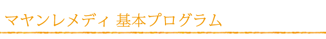 MAYAN REMEDY マヤンレメディ 基本プログラム